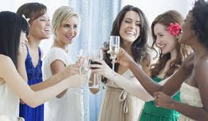 women and white wine